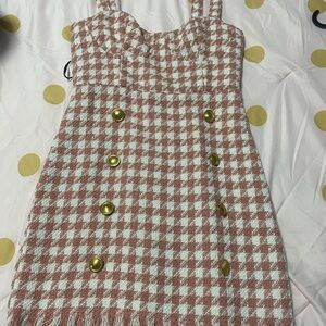 Stylish Pink and White dress